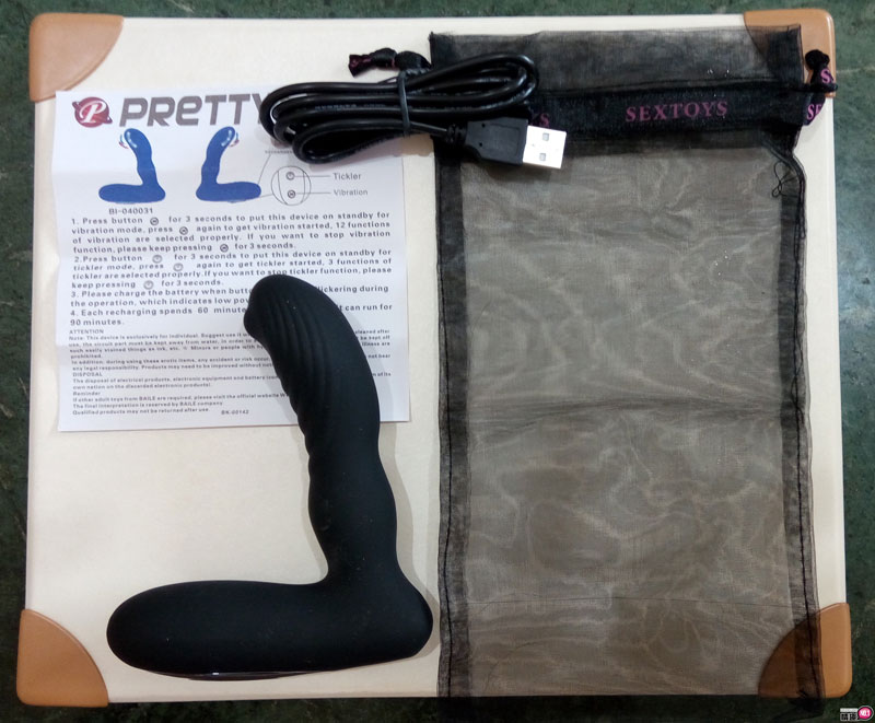 PRETTYLOVE-BRAVE充电式前列腺按摩器。真的有按摩的感觉~