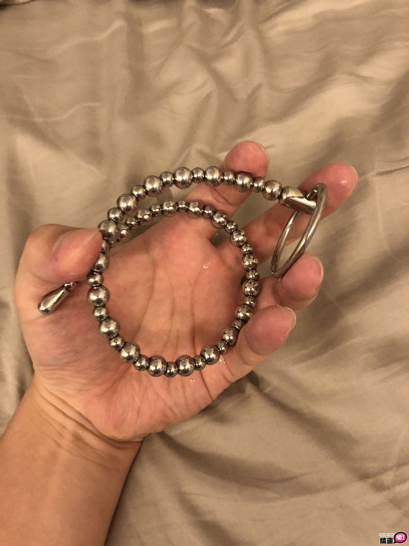 男人玩具进阶者专属!!鞭型拉珠长橄榄珠款METALICKAN