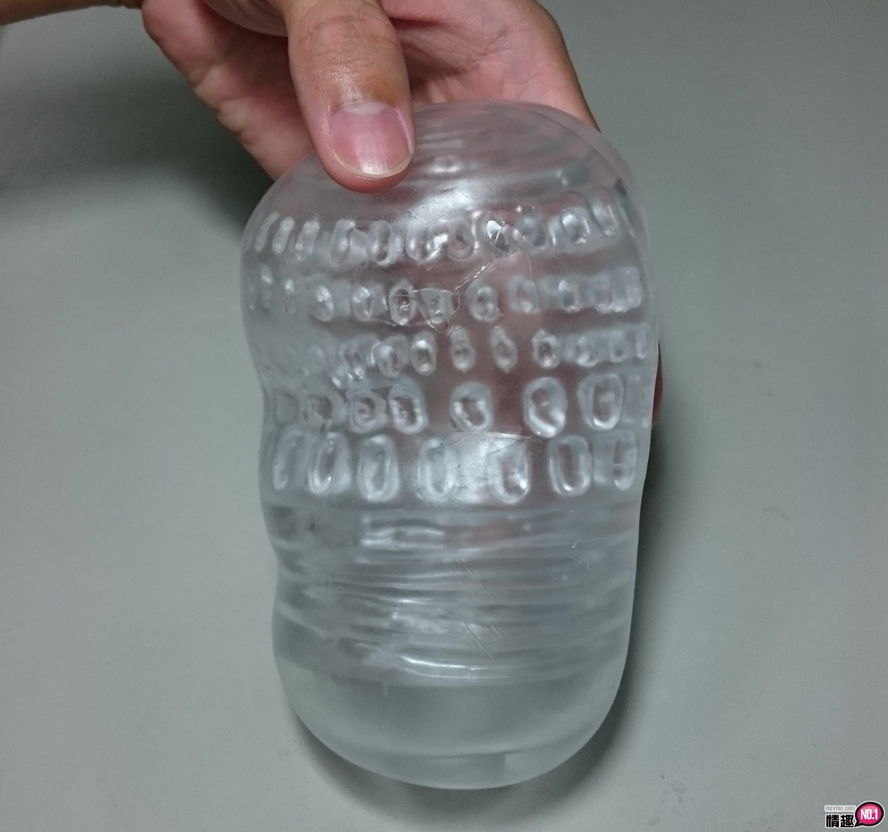 紧贴不放的透明怪物-日本A-1真空吸引全透明刺激套GU