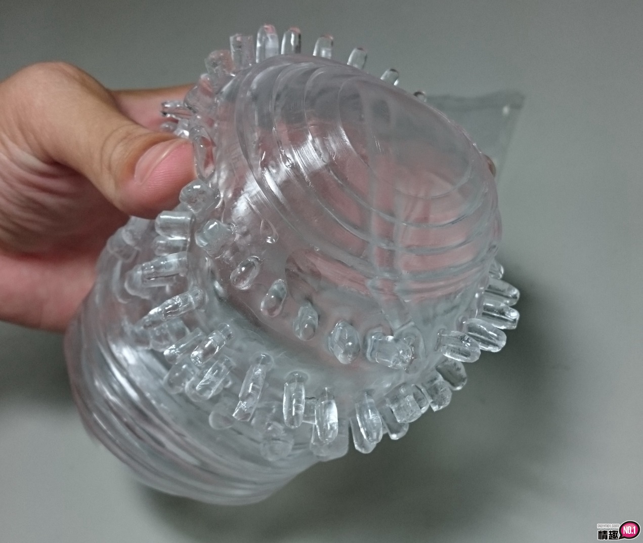 紧贴不放的透明怪物-日本A-1真空吸引全透明刺激套GU