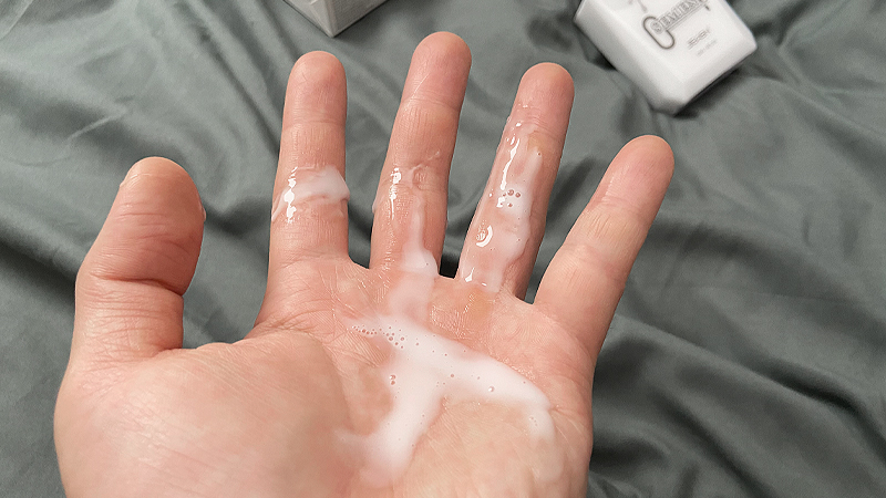 像jing液的菊花缓痛润滑油是怎么样的？开箱JEUSN仿精润滑油！